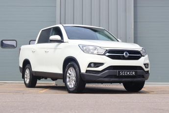 Ssangyong Musso EX with a 3.5 ton towing capacity and can carry 1 ton at same ti