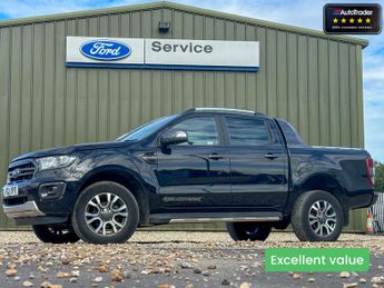 Ford Ranger AUTO Crew Cab 4x4 Wildtrak 209hp Alloys Air Con Sensors Cruise E