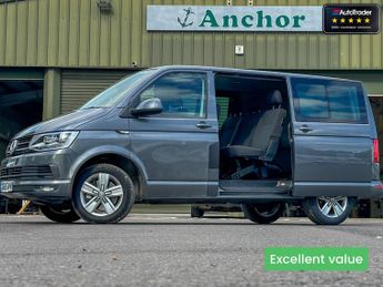 Volkswagen Transporter Crew Cab AUTO SWB L1 T32 Kombi Highline 200 BHP Nav Sensors EURO