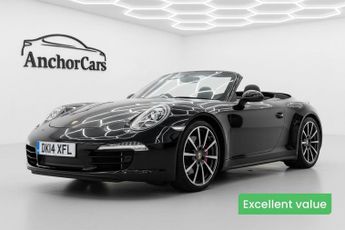 Porsche 911 3.8 991 Carrera 4S Convertible 2dr Petrol PDK 4WD Euro 5 (s/s) (