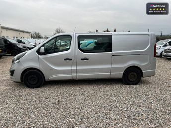 Vauxhall Vivaro Crew Cab LWB L2H1 2900 Sportive Air Con Sensors EURO 6 NO VAT