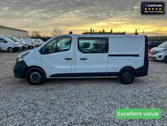 Vauxhall Vivaro Crew Cab LWB L2H1 Low Roof 6 Seat Dual Side Door 2