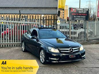 Mercedes C Class 1.8 C250 BlueEfficiency AMG Sport G-Tronic+ Euro 5 (s/s) 2dr