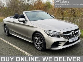 Mercedes C Class C 200 MHEV AMG Line Edition Auto Petrol Convertible FULL LEATHER