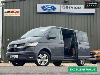 Volkswagen Transporter Crew Cab AUTO SWB L1H1 T32 Tdi Kombi Highline Air Con Sensors EU