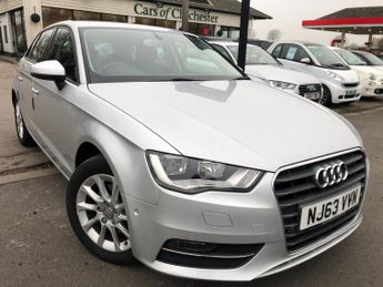 Audi A3 2.0 TDI SE automatic 2 owners, just 41,000m NAV, DAB, LEATHER, R