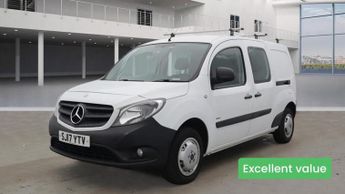 Mercedes Citan Crew Cab XLWB L3H1 111 Cdi Dualiner Air Con Tow Bar EURO 6 NO VA