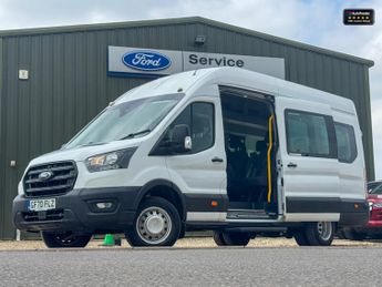 Ford Transit XLWB L4H3 High Roof Bus 17 Seats Camera 460 Trend