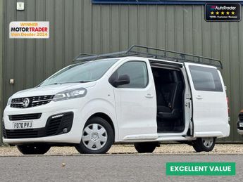 Vauxhall Vivaro Crew Cab LWB L2H1 3100 Sportive Cruise Air Carplay EURO 6