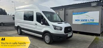 Ford Transit 350 L3 H2 6 SEATER D/CAB CREW VAN 2.0 TDCI 130ps EU6