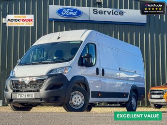 Vauxhall Movano XLWB L4H2 Medium Roof F3500 Heavy Prime Aircon EURO 6