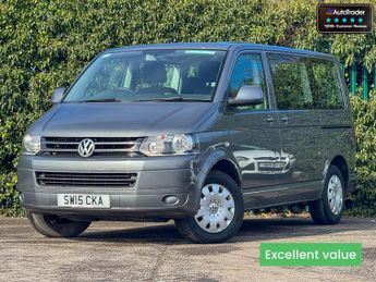 Volkswagen Transporter SE 140hp Twin Side Door Tailgate 9 Seats Air Con NO VAT VANLUX