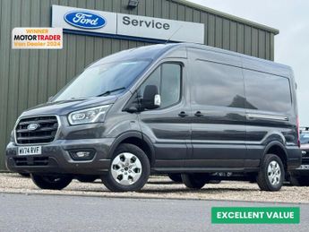 Ford Transit AUTO LWB L3H2 Medium Roof 350 Limited Air Alloys cruise Carplay 