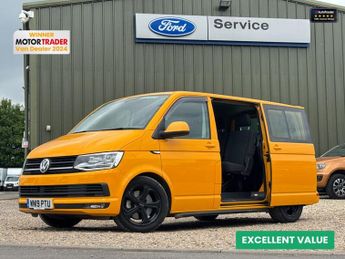 Volkswagen Transporter Crew Cab AUTO SWB L1H1 Kombi Highline Air Con Cam Nav EURO 6 NO 