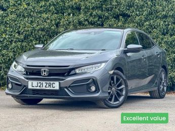 Honda Civic 1.0 VTEC Turbo EX Hatchback 5dr Petrol CVT Euro 6 (s/s) (126 ps)