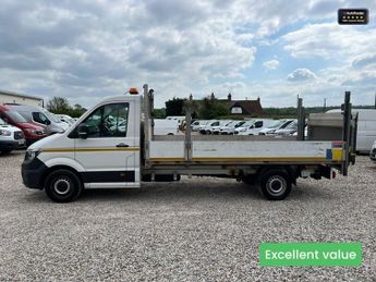 Volkswagen Crafter LWB Dropside Tail Lift 350 Cr35 Td Startline EURO 6 NO VAT