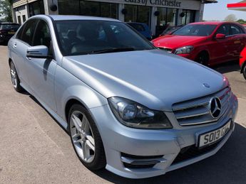 Mercedes C Class C220 CDI BLUEEFFICIENCY AMG SPORT  auto 47,000m 1 owner, FSH