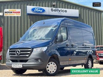 Mercedes Sprinter MWB L2H2 Medium Roof 317 Cdi Progressive Camera Tow Bar EURO 6