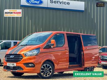 Ford Transit Crew Cab AUTO SWB L1H1 320 Sport Air Con Cam Sensors EURO 6 NO V