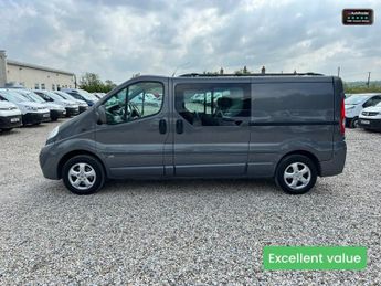 Vauxhall Vivaro Crew Van Sportive LWB L2H1 115 Cdti SE Air Alloys NO VAT