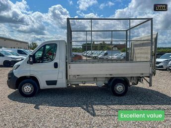 Peugeot Boxer Dropside MWB L2 Blue Hdi 335 Tail Lift Tow Bar EURO 6 NO VAT