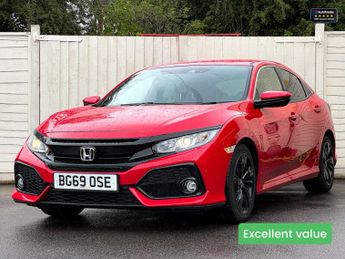 Honda Civic 1.0 VTEC Turbo SR Hatchback 5dr Petrol Manual Euro 6 (s/s) (126 