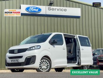 Fiat Scudo Crew Cab LWB L2H1 Bluehdi Primo Air Con Sensors EURO 6