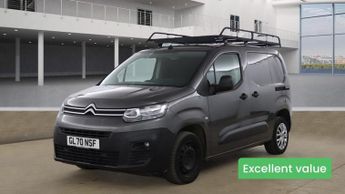 Citroen Berlingo SWB L1H1 1000 Enterprise M Bluehdi Air Con Sensors EURO 6 NO VAT