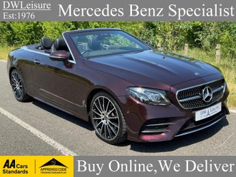 Mercedes E Class E220 D AMG Line Premium Plus Convertible Auto Diesel 360 CAM/MEM