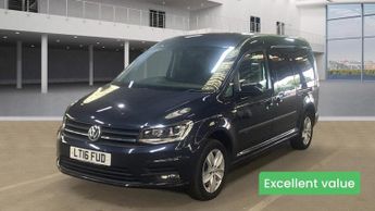 Volkswagen Caddy AUTO LWB L2H1 C20 Tdi Highline Air Con Nav Sensors EURO 6 NO VAT
