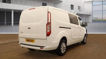 Ford Transit Custom Crew Cab AUTO LWB L2H1 320 Limited Air Con Alloys Sensors EURO 6
