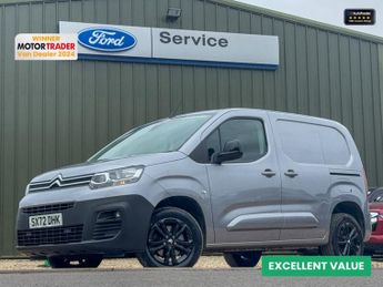 Citroen Berlingo AUTO SWB L1H1 1000 Driver Edition Air Con Cam Nav Sensors EURO 6