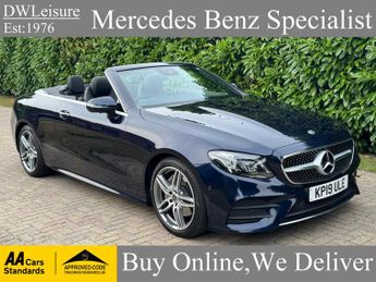 Mercedes E Class E220 D AMG Line Premium Plus Convertible Auto Diesel 360 CAM/MEM