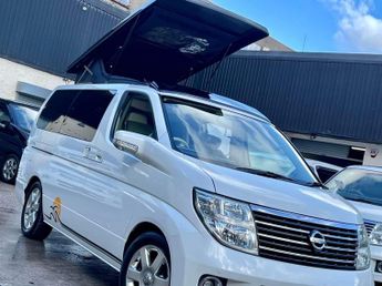 Nissan Elgrand E51 3.5 V6 4WD Campervan Pop Top Side Conversion