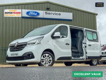 Renault Trafic Crew Cab AUTO LWB L2H1 Ll30 Sport Edc Energy Air Con Nav EURO 6