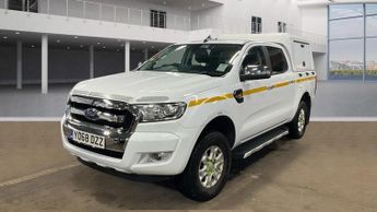 Ford Ranger XLT Crew Cab 4X4 Alloys Air Con Camera Sensors Tow Bar EURO 6 NO