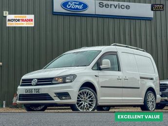 Volkswagen Caddy AUTO LWB L2H1 C20 Tdi Highline Alloys Air Con Sensors EURO 6 NO 