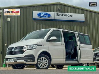 Volkswagen Transporter Crew Cab SWB L1H1 T30 Tdi Kombi Highline Air Con Cam EURO 6 NO V