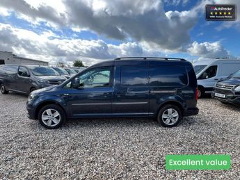 Volkswagen Caddy AUTO LWB L2H1 Highline Bmt Air Con Alloys Air Con Sensors EURO 6