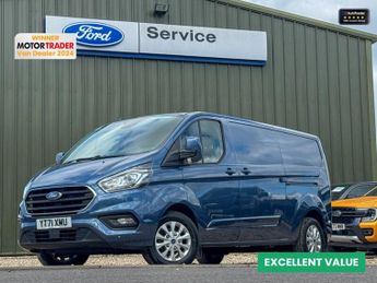 Ford Transit Custom AUTO LWB L2H1 300 Limited Alloys Air Con Cam Sensors EURO 6