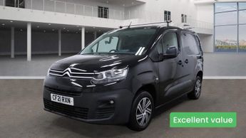 Citroen Berlingo SWB L1H1 1000 Enterprise M Puretech Air Con EURO 6 NO VAT