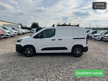 Peugeot Partner SWB L1H1 Low Roof Bluehdi Professional Air Con Sensors EURO 6 NO