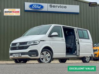 Volkswagen Transporter Crew Cab LWB L2H1 T32 Tdi 150 BHP Six Speed Kombi Highline Air C