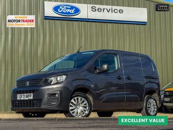 Peugeot Partner AUTO SWB L1H1 Bluehdi Professional Premium Cruise EURO 6 NO VAT