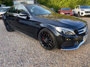 Mercedes C Class 2.1 C220d AMG Line (Premium Plus) 7G-Tronic+ Euro 6 (s/s) 4dr