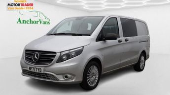 Mercedes Vito Crew Cab AUTO LWB L2H1 Premium 119 Alloys Camera Nav Sensors EUR