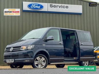 Volkswagen Transporter Crew Cab AUTO SWB L1H1 Highline T32 Alloys Camera Nav EURO 6 NO 