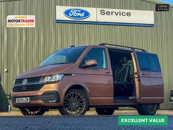 Volkswagen Transporter Crew Cab SWB L1H1 Highline Twin Side Doors Leather 150Bhp T32 Al