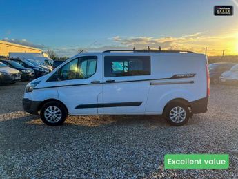 Ford Transit Crew Cab LWB L2H1 Low Roof 290 Air Con Cruise EURO 6 NO VAT
