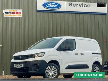 Peugeot Partner SWB L1H1 Low Roof 2300 Air Con Camera Nav Sensors EURO 6